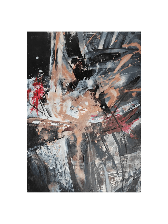 &quot;Explosive behaviour&quot; - 50 x 70 cm